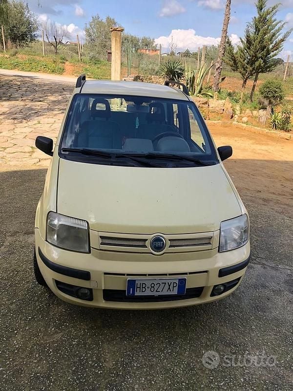 Usata Fiat Panda 2003 Giallo Utilitaria