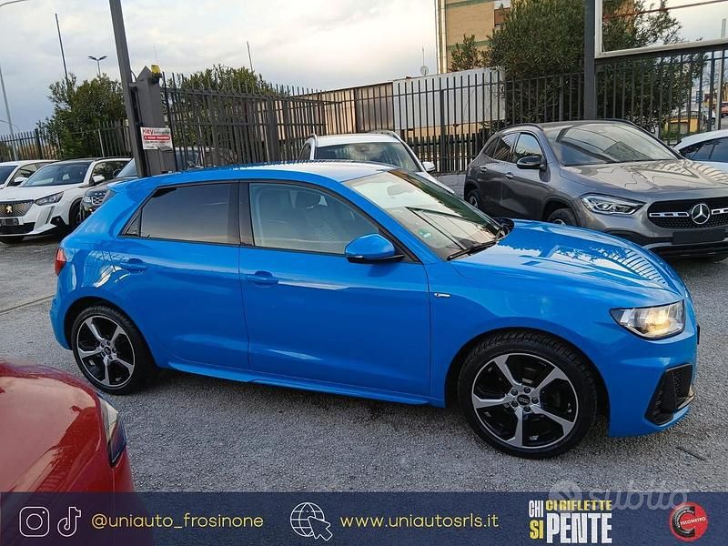 Usata Audi A1 S-Line 115 CV (84 kW) 2019 Blu SUV