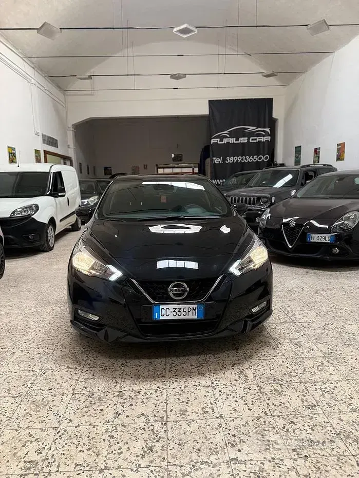 Usata Nissan Micra 101 CV (74 kW) 2020 Nero Utilitaria