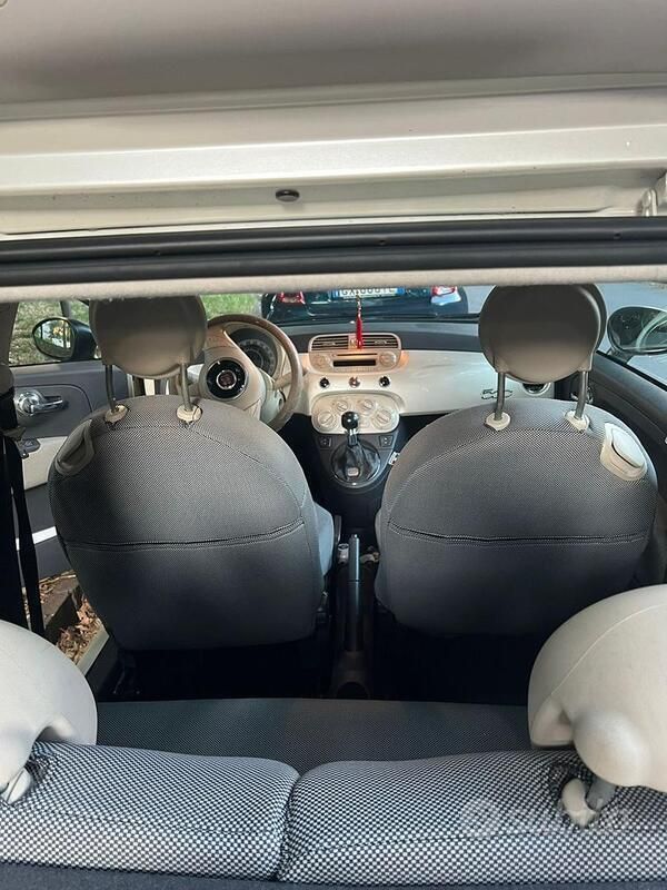 Usata Fiat 500 100 CV (73 kW) 2008 Bianco Utilitaria