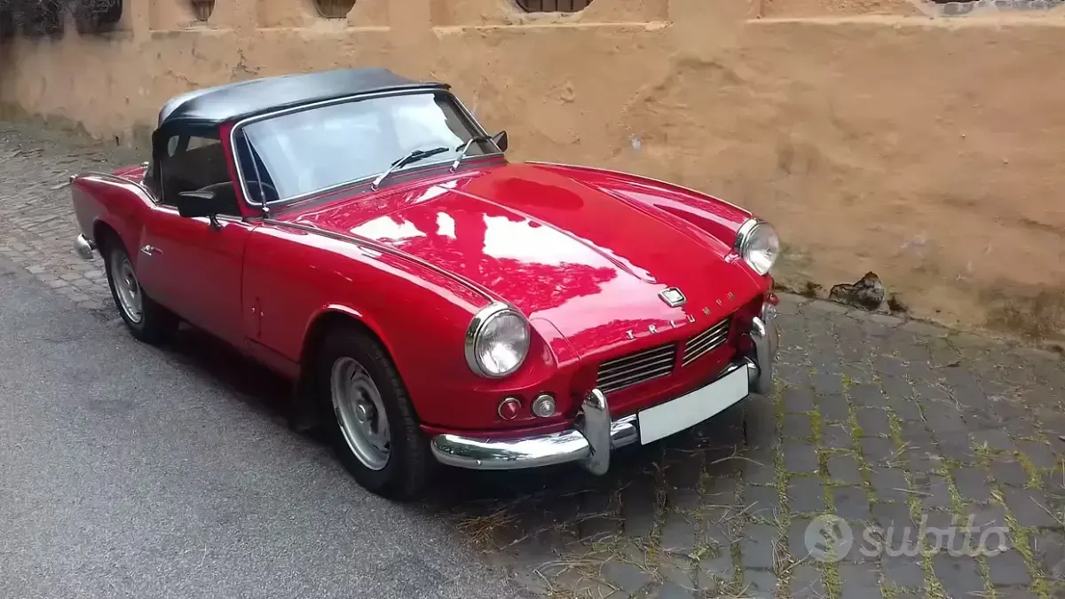 Usata Triumph Spitfire 1960 Rosso Cabrio