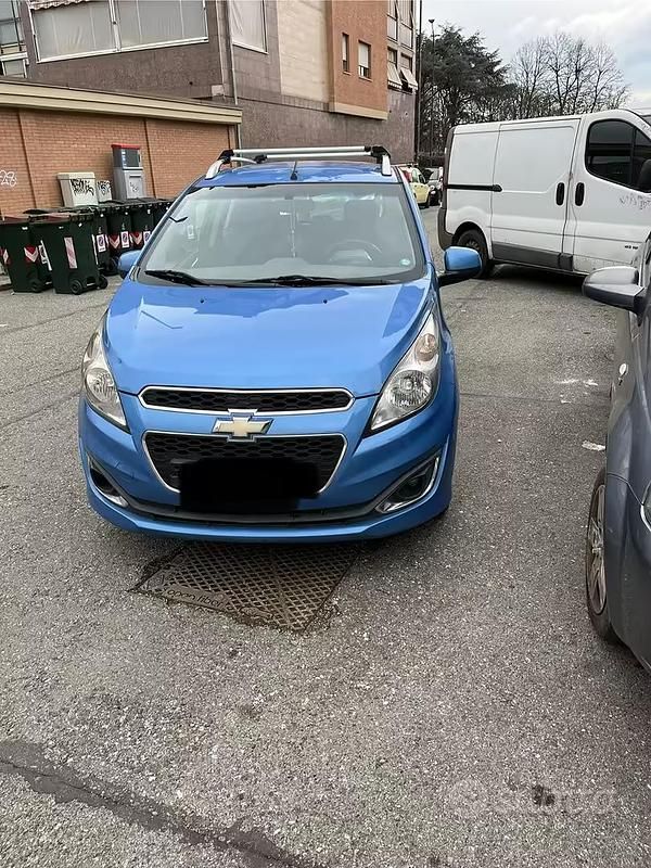 Usata Chevrolet Spark 2014 Blu Utilitaria