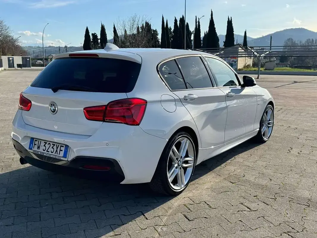 Usata BMW 116 M Sport 116 CV (85 kW) 2019 Bianco Utilitaria