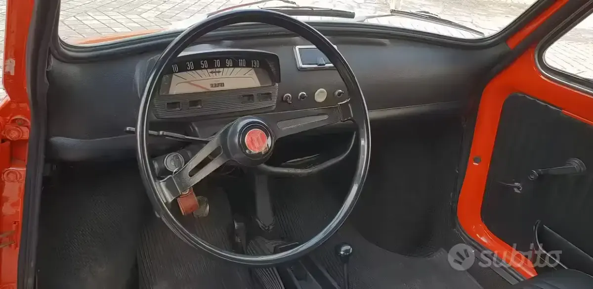 Usata Fiat 500 1970 Rosso Utilitaria