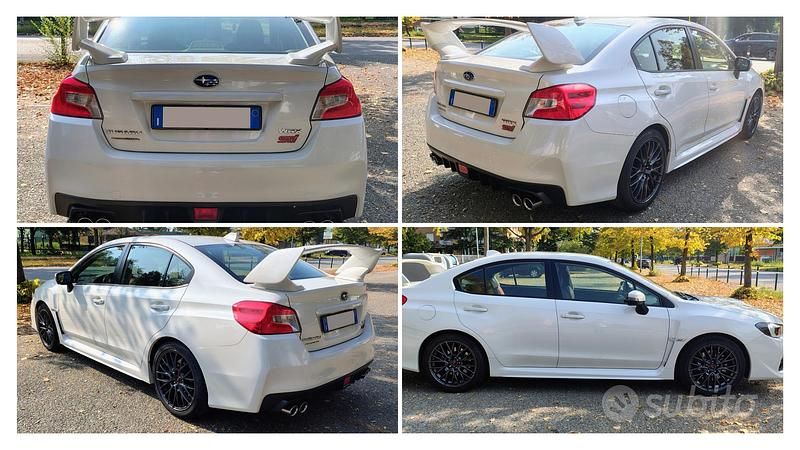 Usata Subaru WRX STI 300 CV (220 kW) 2014 Bianco Berlina