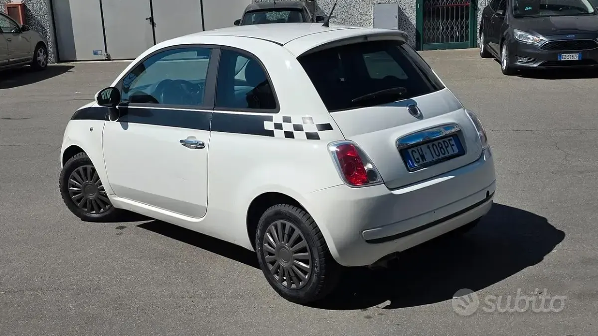 Begagnad Fiat 500 Sport 69 HK (50 kW) 2009 Vit Cab