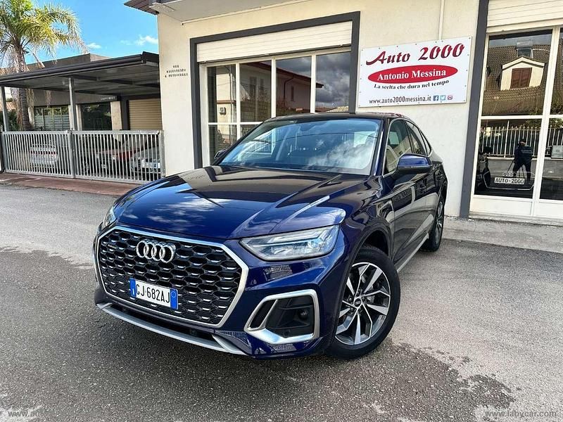 Usata Audi Q5 S-Line 204 CV (150 kW) 2022 Blu/azzurro SUV