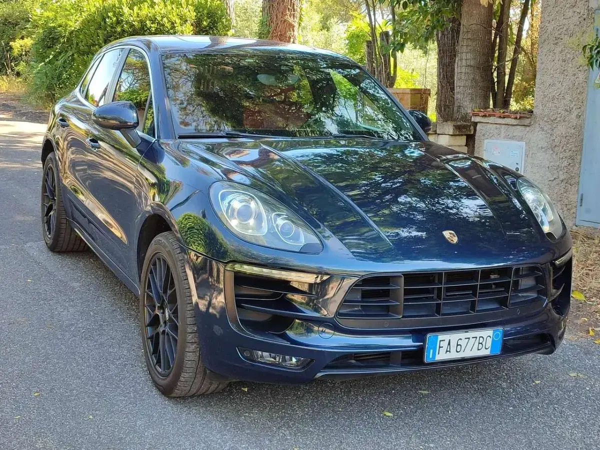 Usata Porsche Macan S 250 CV (183 kW) 2015 Blu/azzurro SUV