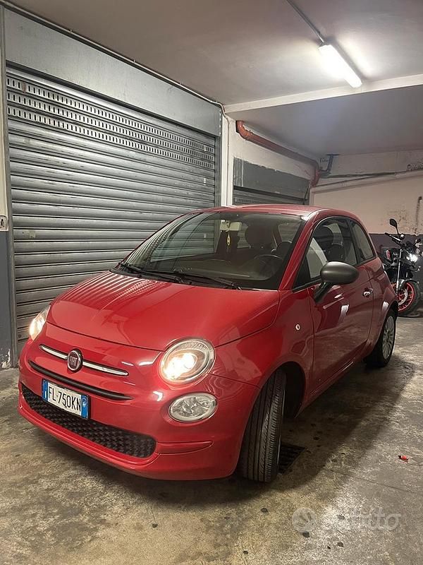 Usata Fiat 500 69 CV (50 kW) 2017 Rosso Berlina