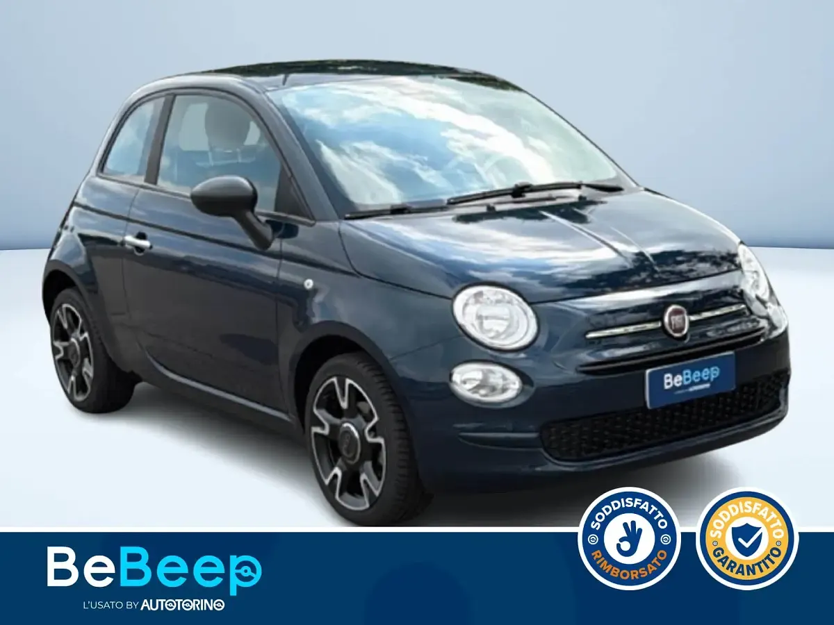 Usata Fiat 500 70 CV (51 kW) 2022 Blu metallizzato Berlina
