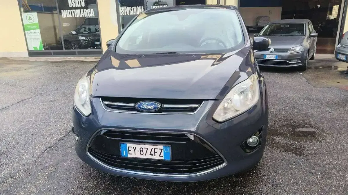 Usata Ford C-MAX Titanium 116 CV (85 kW) 2015 Blu/azzurro Monovolume