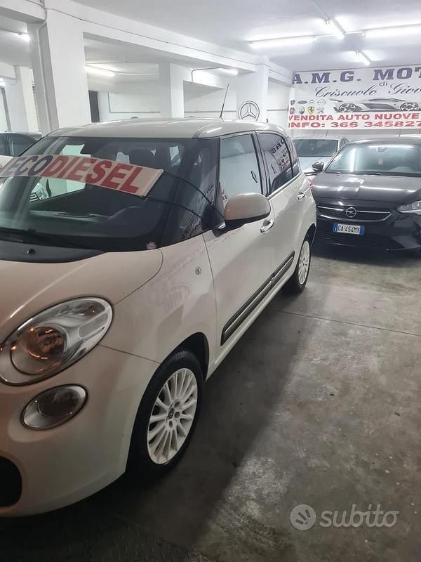 Usata Fiat 500L Lounge 85 CV (62 kW) 2015 Bianco Monovolume