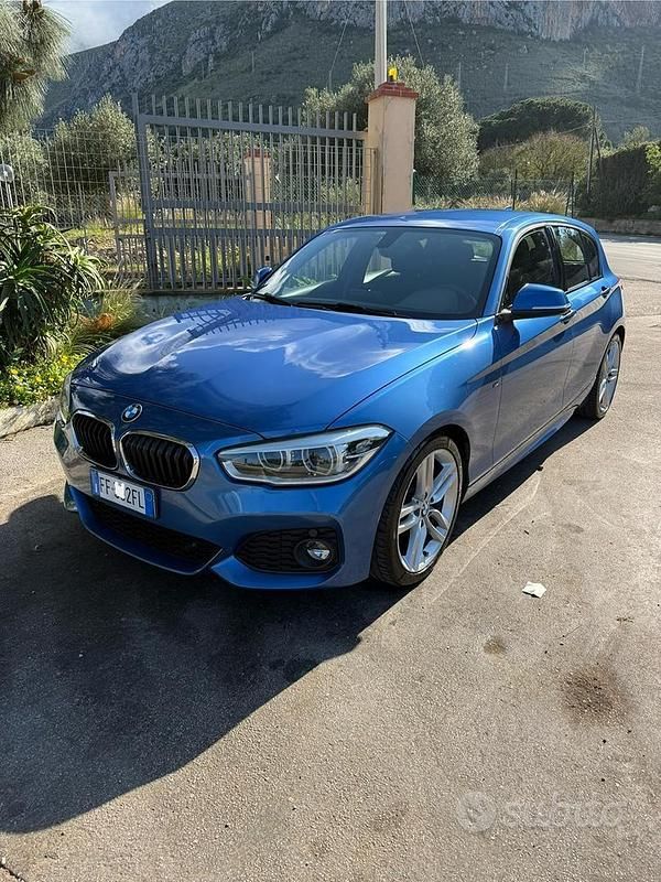 Usata BMW 118 M Sport 150 CV (110 kW) 2016 Blu Utilitaria