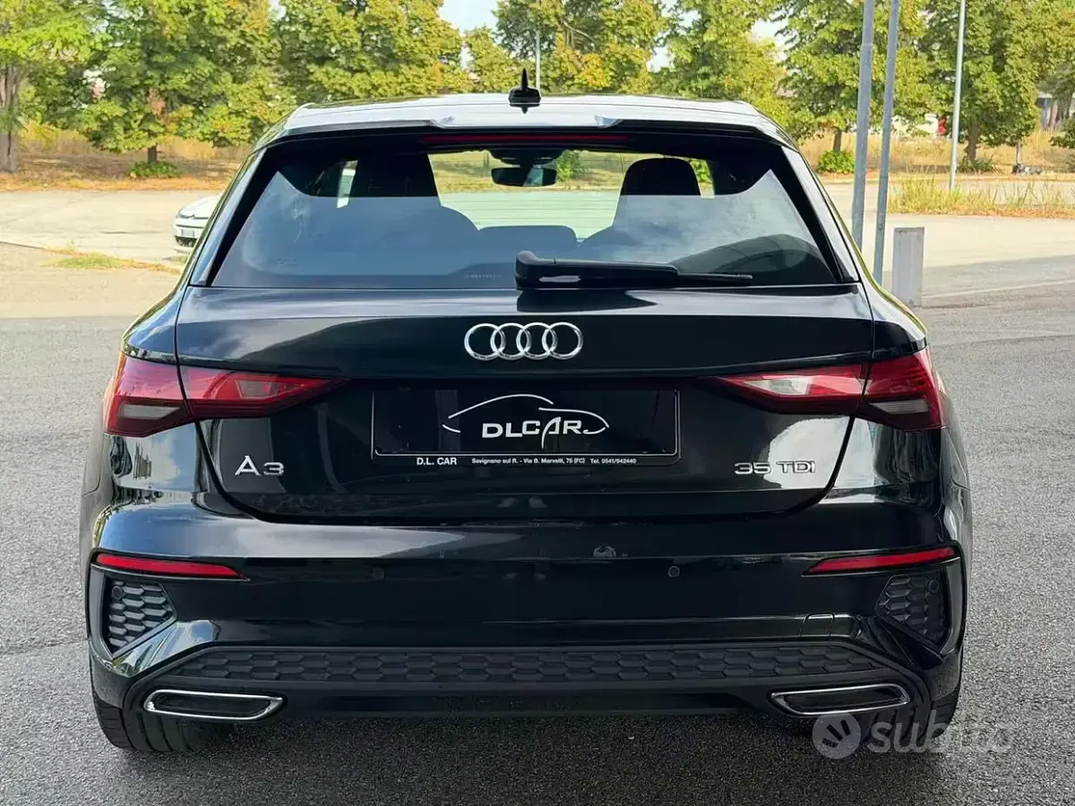 Usata Audi A3 S-Line 150 CV (110 kW) 2021 Nero Berlina