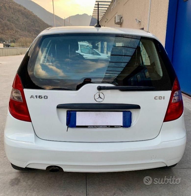 Usata Mercedes A160 Avantgarde 82 CV (60 kW) 2009 Bianco pastello Berlina