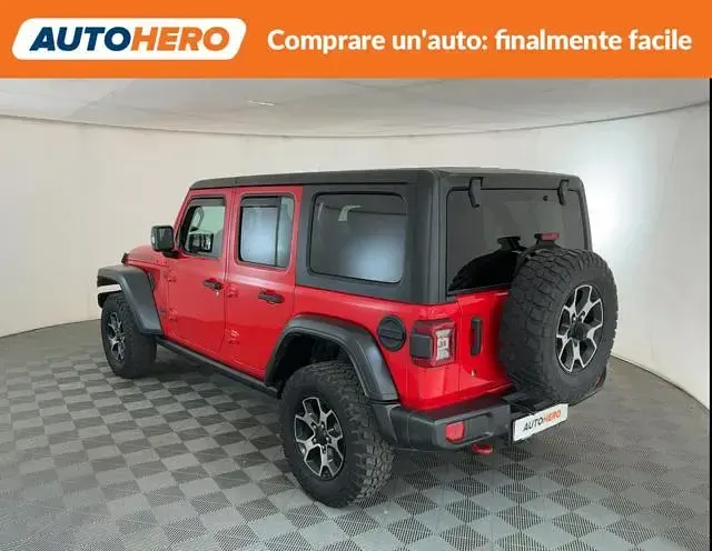 Usata Jeep Wrangler Unlimited Rubicon 200 CV (147 kW) 2020 Rosso SUV