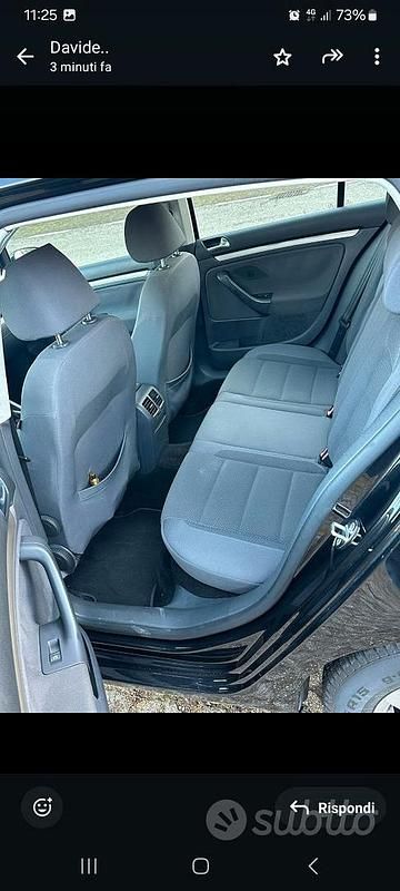 Usata VW Golf VI 2008 Nero Utilitaria