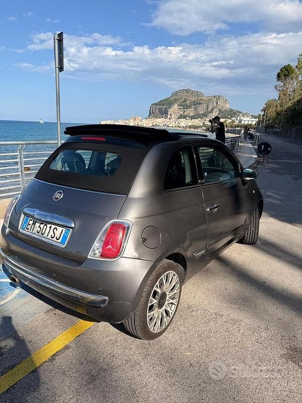 Usata Fiat 500C 2012 Grigio Cabrio