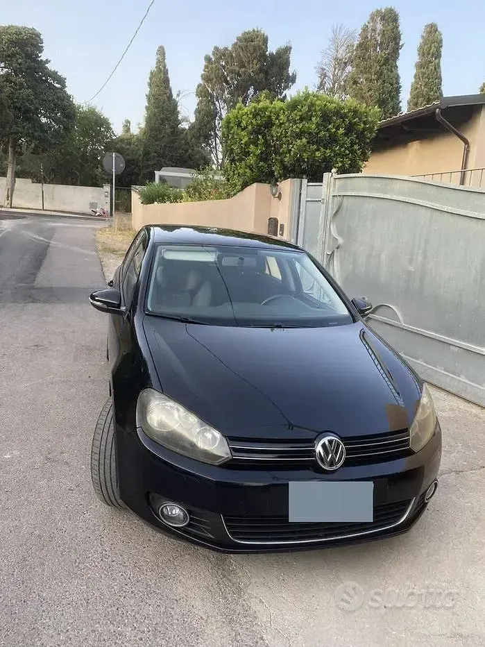 Usata VW Golf VI Highline 105 CV (77 kW) 2011 Nero Utilitaria