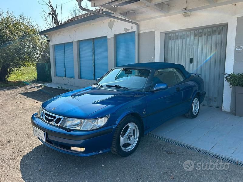 Usata Saab 9-3 Cabriolet 185 CV (136 kW) 1998 Blu Cabrio