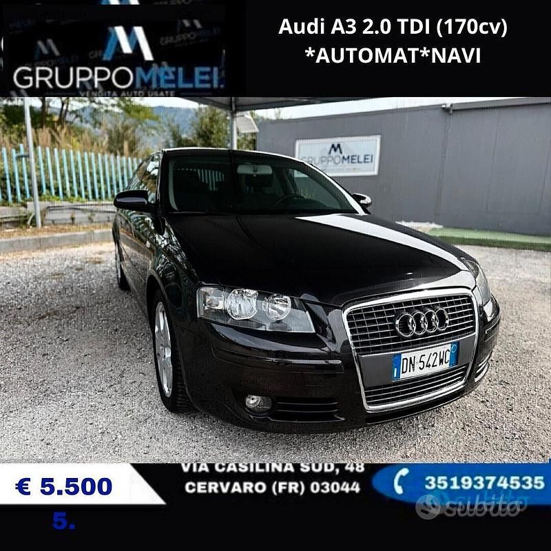 Usado Audi A3 Ambition 171 CV (125 kW) 2008 Gris Utilitario