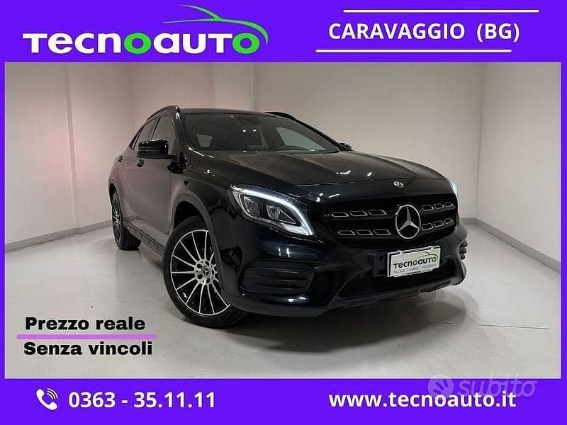 Usata Mercedes GLA200 Premium 156 CV (114 kW) 2018 Nero SUV