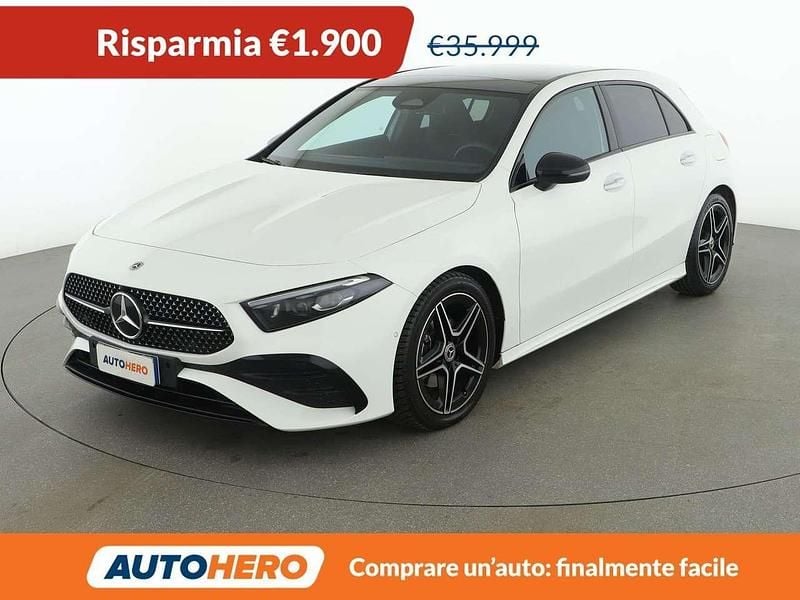 Usata Mercedes A180 AMG Line Premium 116 CV (85 kW) 2025 Bianco Berlina