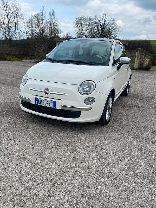 Usata Fiat 500 Lounge 95 CV (69 kW) 2014 Bianco Berlina