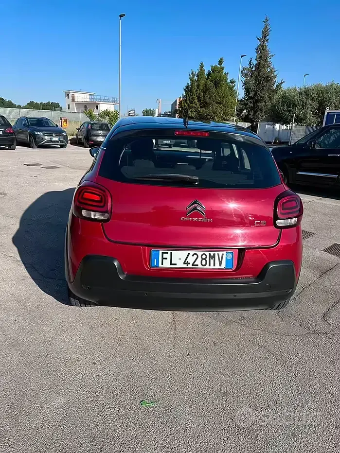Usata Citroën C3 75 CV (55 kW) 2017 Rosso Berlina
