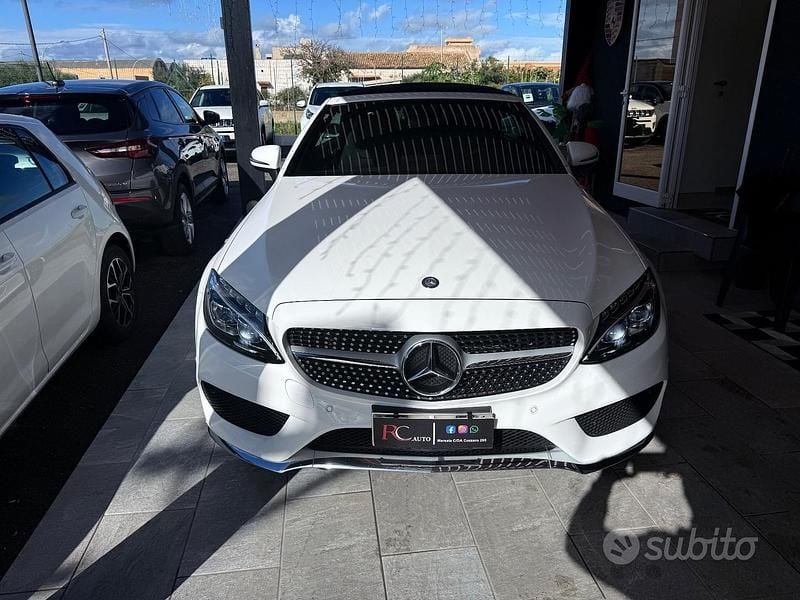 Bianco Usata 2017 Mercedes C250 Premium Cabrio | 29.900 € (Cara) - Immagine 1/4