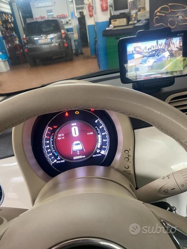 Usata Fiat 500 69 CV (50 kW) 2015 Bianco Utilitaria