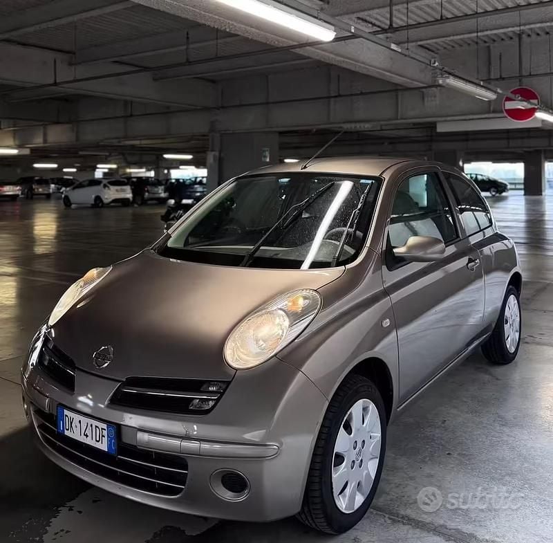 Usata Nissan Micra Acenta 80 CV (58 kW) 2007 Marrone Berlina
