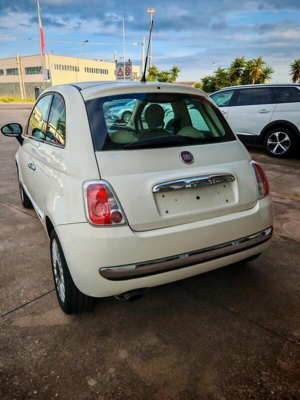 Usata Fiat 500 Lounge 95 CV (69 kW) 2010 Bianco Berlina