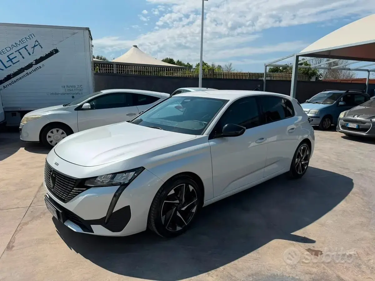 Usata Peugeot 308 GT 131 CV (96 kW) 2022 Bianco Berlina