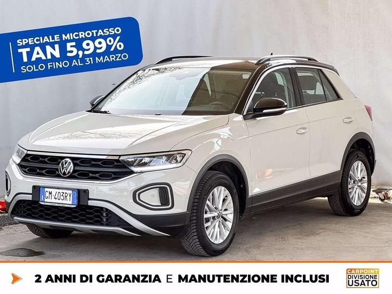 Usata VW T-Roc Life 150 CV (110 kW) 2023 Bianco SUV