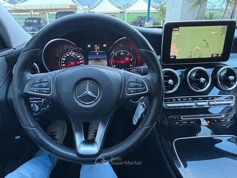 Usata Mercedes C220 Premium 171 CV (125 kW) 2017 Nero Berlina