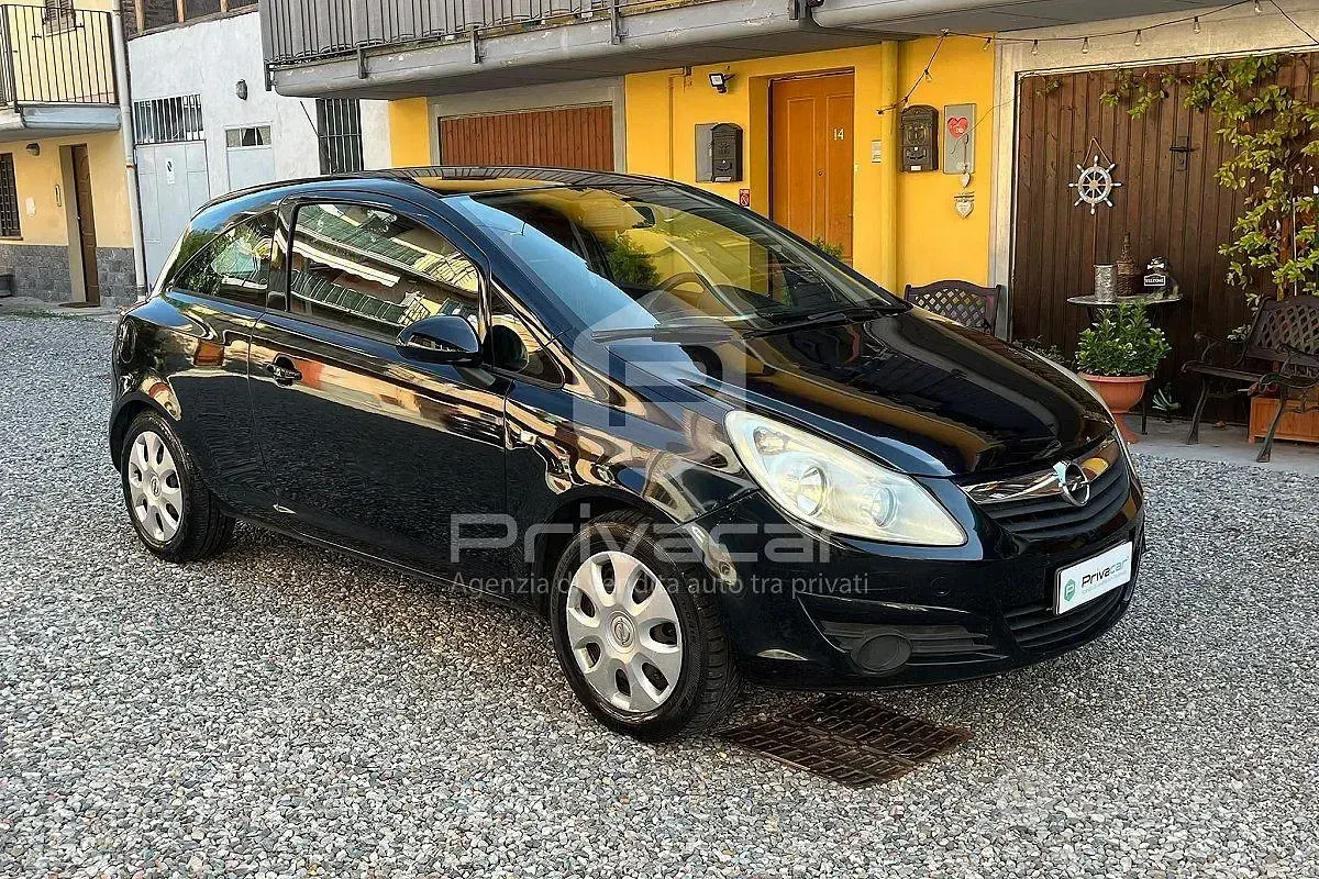 Usata Opel Corsa Club 80 CV (58 kW) 2009 Nero Utilitaria