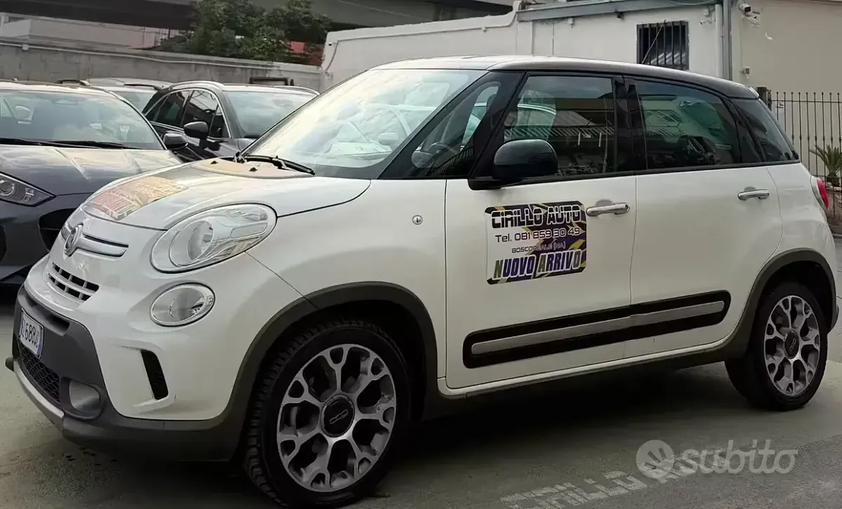 Usata Fiat 500L Trekking 84 CV (61 kW) 2015 Bianco Monovolume