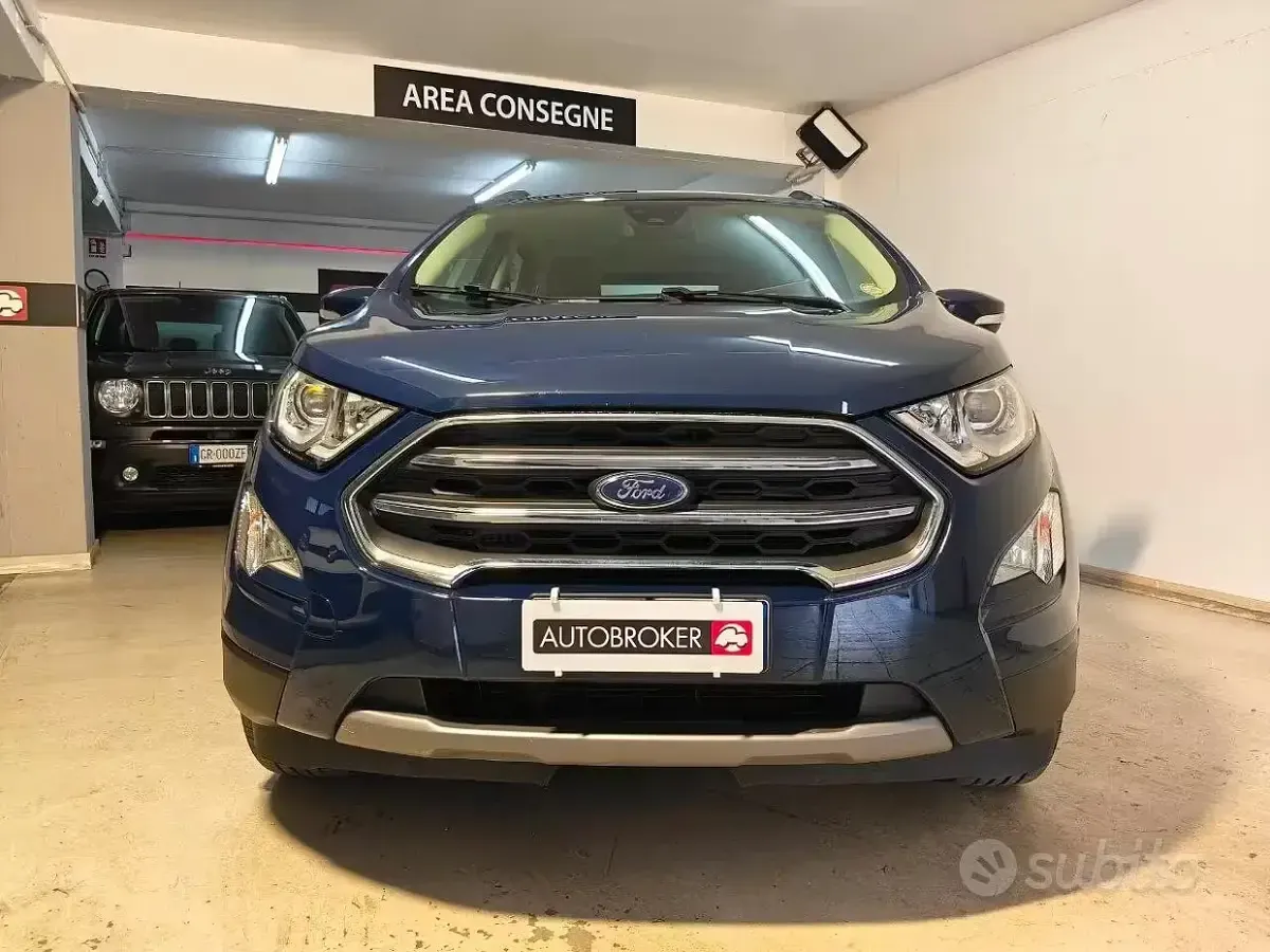 Usata Ford Ecosport Titanium 125 CV (91 kW) 2021 Blu SUV