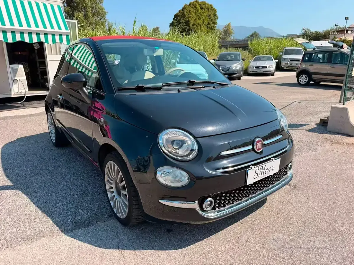 Usata Fiat 500C Lounge 69 CV (50 kW) 2018 Blu Cabrio