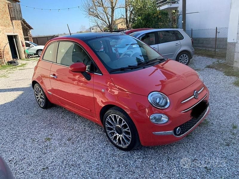 Usata Fiat 500 Lounge 69 CV (50 kW) 2015 Rosso Berlina