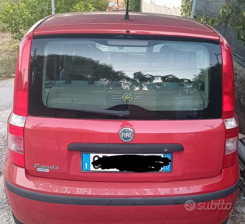 Usata Fiat Panda 54 CV (39 kW) 2004 Rosso Utilitaria