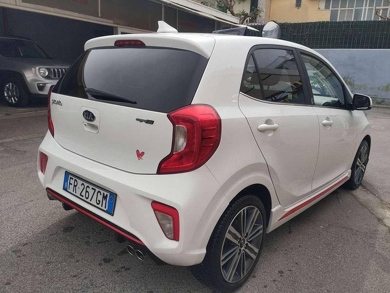 Usata Kia Picanto GT-Line 84 CV (61 kW) 2018 Bianco Utilitaria