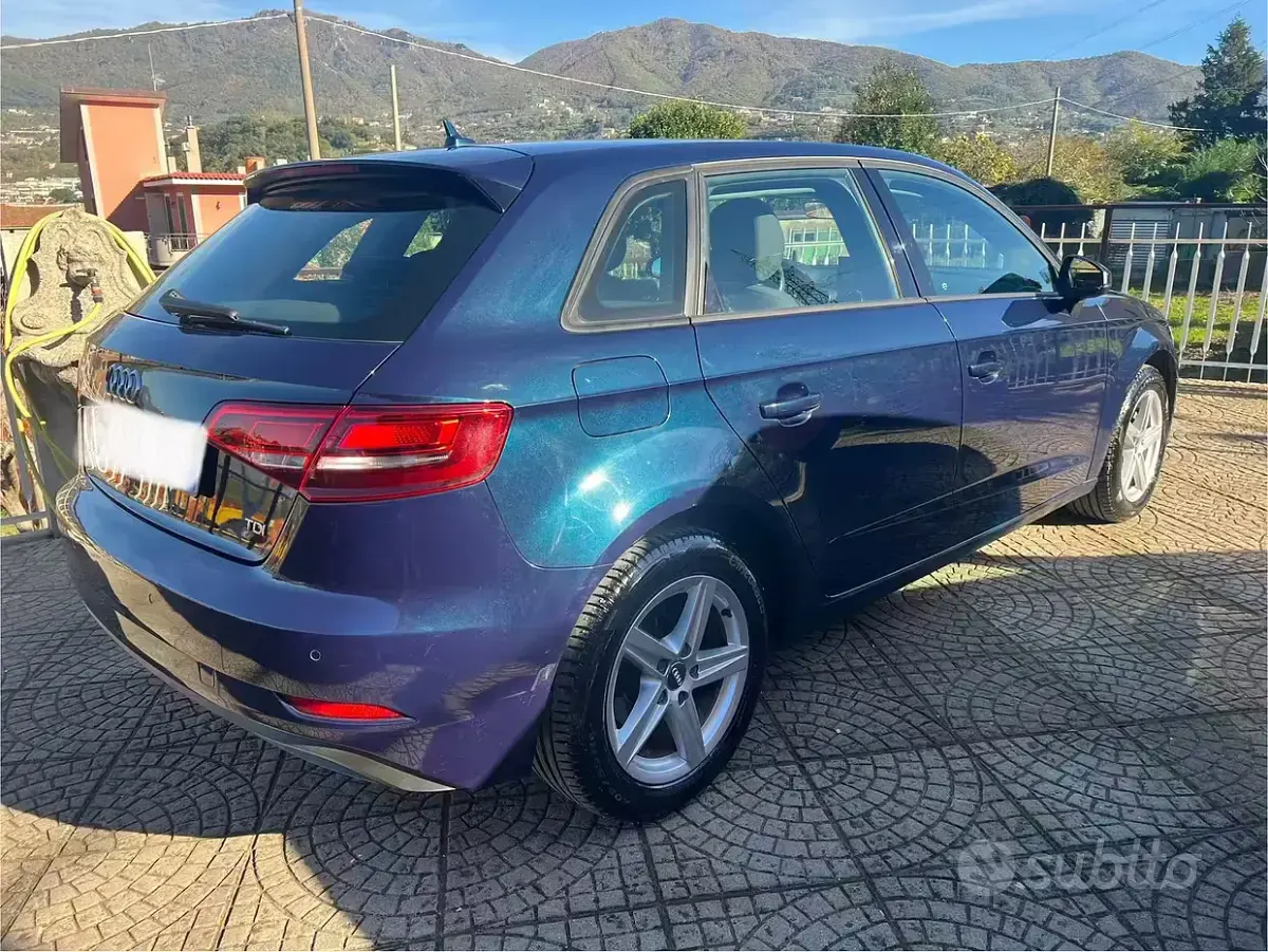 Usata Audi A3 110 CV (80 kW) 2017 Bluazzurro Station wagon