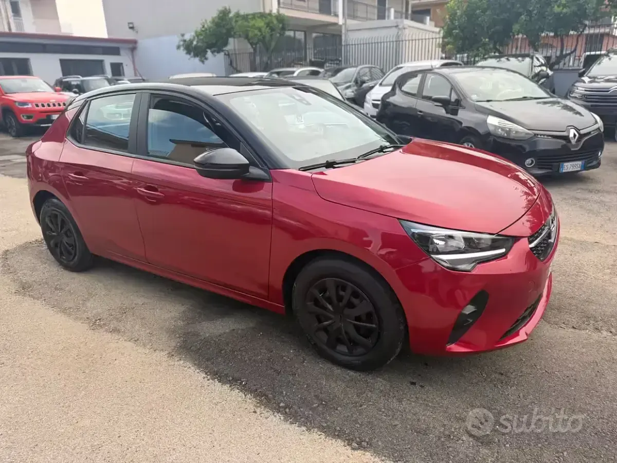 Usata Opel Corsa Elegance 75 CV (55 kW) 2020 Rosso Utilitaria