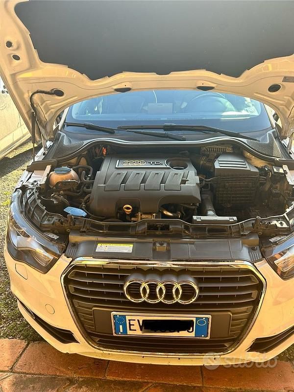 Usata Audi A1 90 CV (66 kW) 2014 Bianco Utilitaria