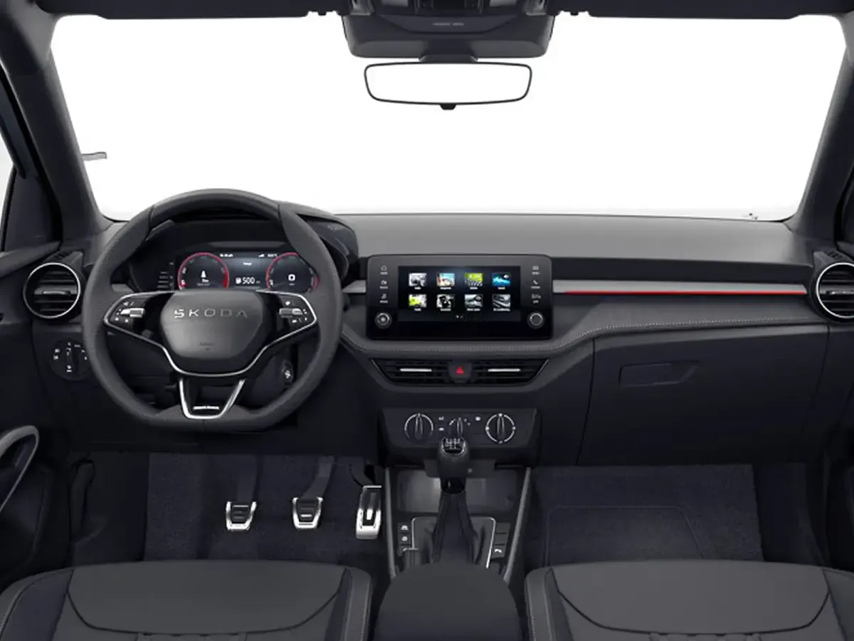 Nuova Skoda Fabia Monte Carlo 95 CV (69 kW) 2026 Smokey diamondargento metallizzato nero Utilitaria