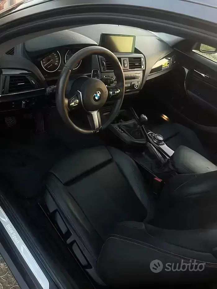Usata BMW 218 Sport Line 143 CV (105 kW) 2014 Nero Coupé
