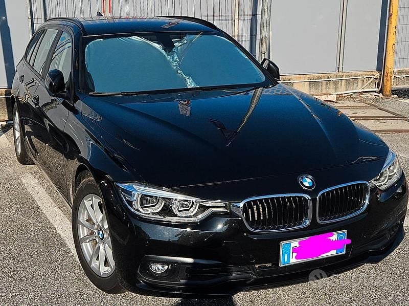 Usata BMW 316 Advantage 116 CV (85 kW) 2019 Nero Station wagon
