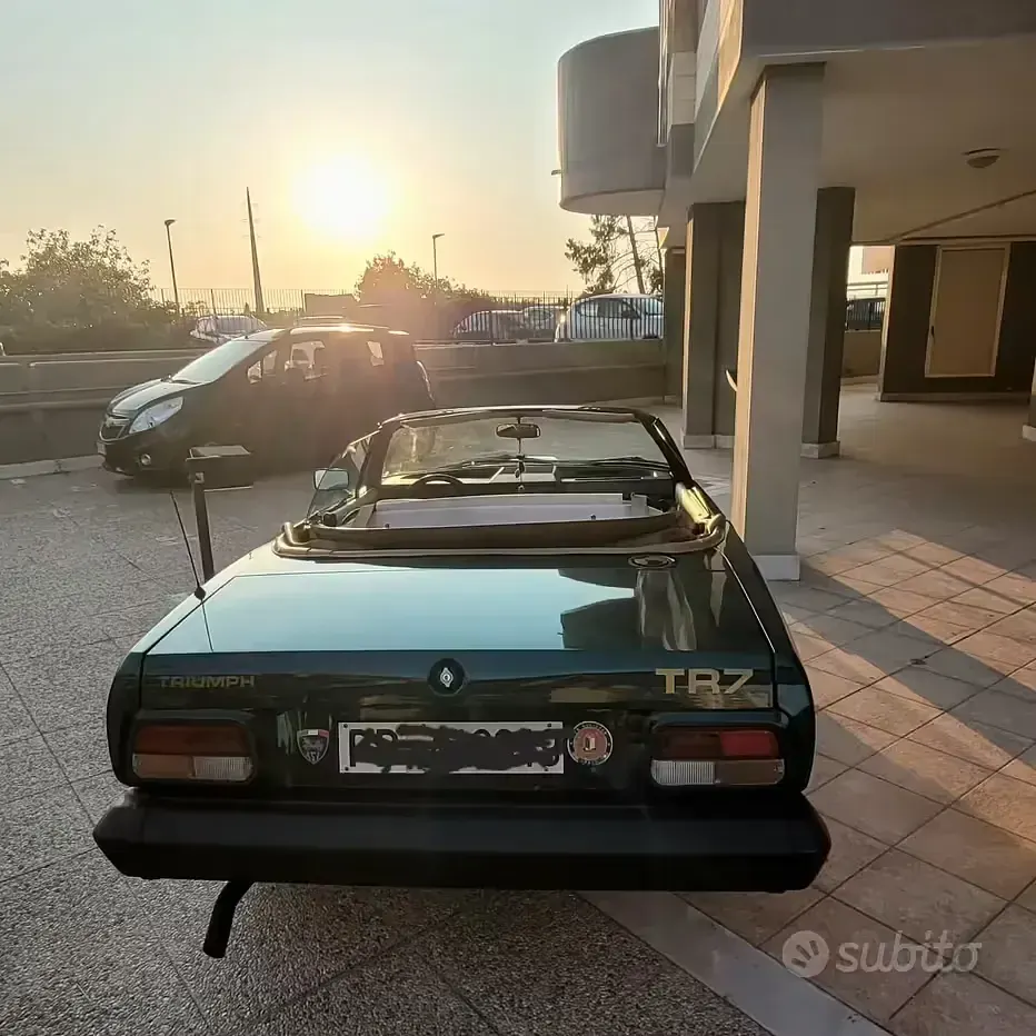 Usata Triumph TR7 105 CV (77 kW) 1981 Verde Cabrio